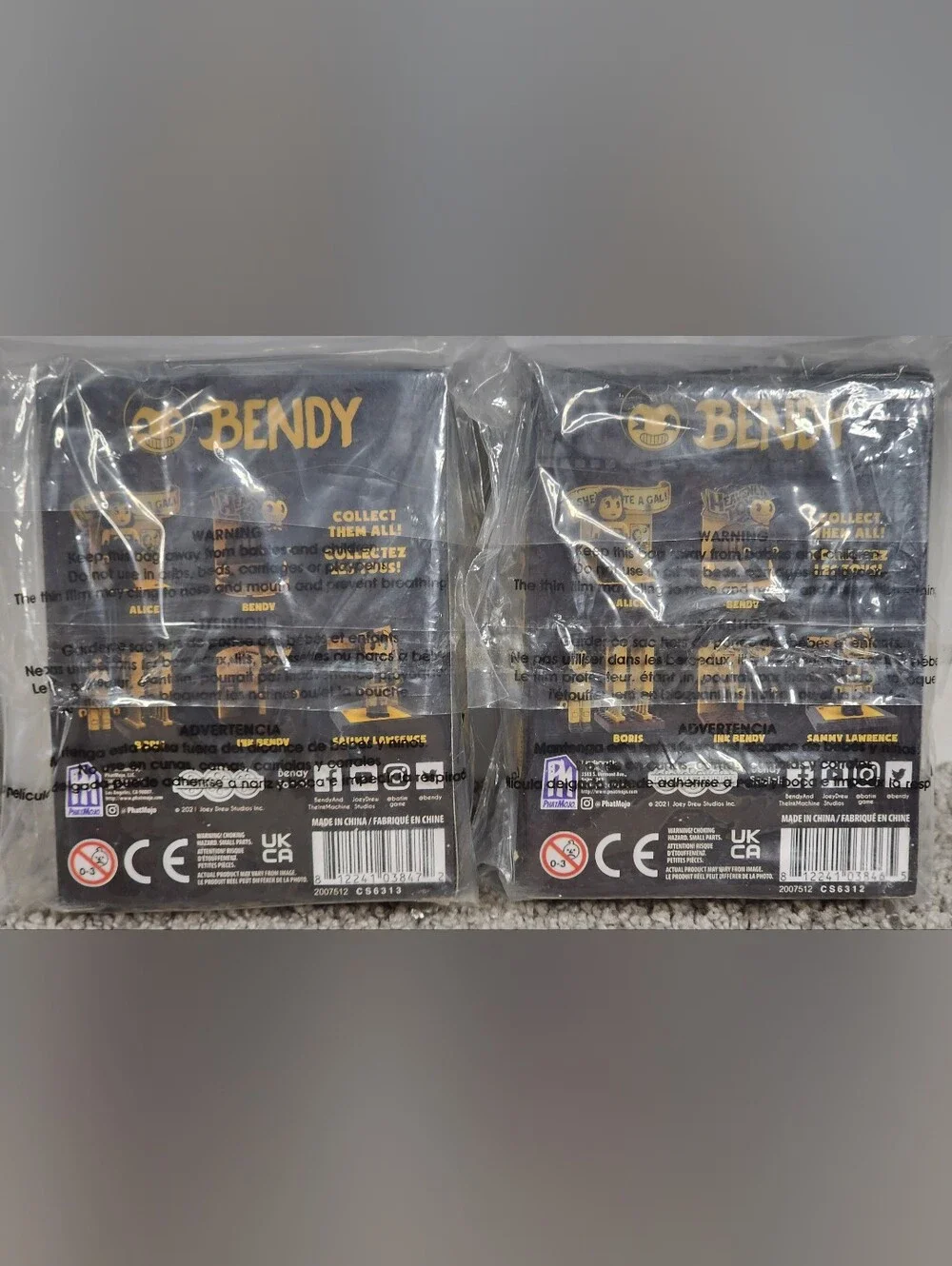 New Bendy & The Ink Machine Buildable Single Sorter Sets, Bendy & Sammy Lawrence